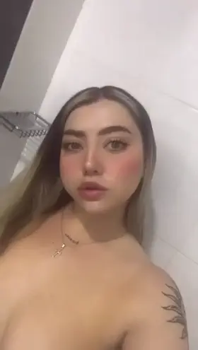 Having an orgasm in the bathroom hehe