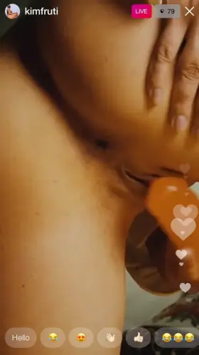Insta caught - Shes so good at getting her ass ready for her play sessions...