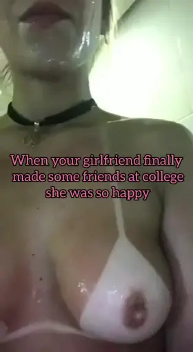 She's such a mess.. and theres only one way to clean her up...