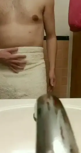 (M)y towel fell off... Let me know what you think.