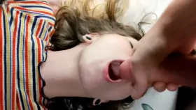 I love getting my throat filled