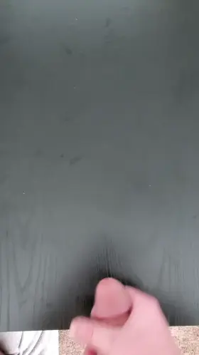 I spilled creamer on the coffee table (OC)