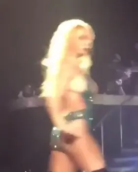Britney Spears' tits spilling out