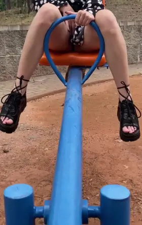 We just ride the swing [GIF]