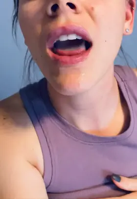 I like to show off before swallowing it