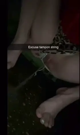 I love to piss outside