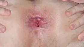 33 straight/bicurious male. Got my ass warmed up tonight for some anal play. Did I manage to fit the whole dildo in?