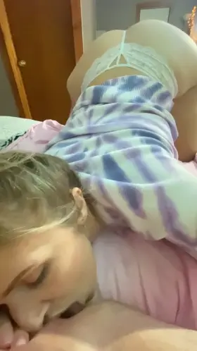 Pleasing my husband with a rimjob