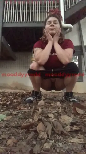 i love peeing outside