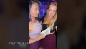 Hotwife experiences her first time girl/girl play and foursome while hubby watches live from home 🔥