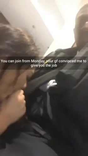 She told me she would try taking to the employer, I was in no way expecting this