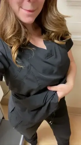 I love flashing tits at work