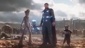 Bet you missed this scene in Infinity war