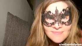 All in my mouth and then swallow it