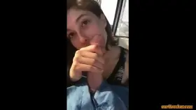 Amateur With Braces Loves Cumshots