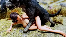 Getting friendly with the wild dogs