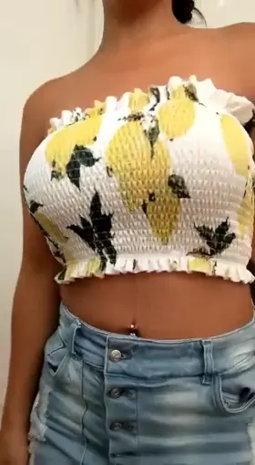 This top hides just how big and round my tits really are.