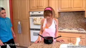 Dillion Harper cooking