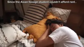 Exchange student needs to pay the rent somehow...