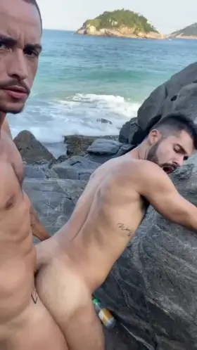 Fucking so good with my husband feeling the sea breeze.