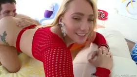 [M > F] Big booty Aj lets him lick her Applegate 😋