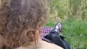Public blowjob in nature [FM]