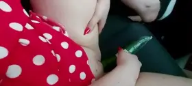 Cucumber Food Fetish Public Porn GIF by ellie_louise8