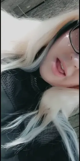 Anywhere, Anytime. This Chubby Goth slut will expose herself for you.