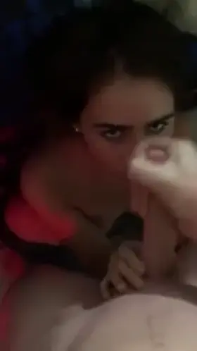 Hot skinny girl takes sensual cumshot for her man
