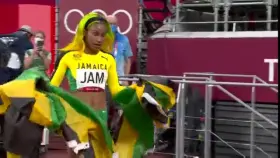 Briana Williams with Flags (The Sequel)