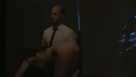 Chick's ass spanked repeatedly as part of performance