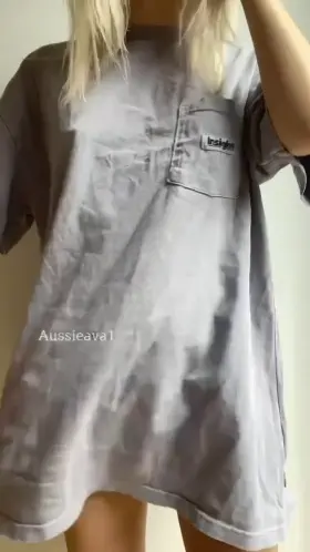 I like hiding my tiny body under big shirts