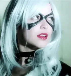 Tessa Fowler as Black Cat - Gif