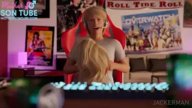 [Jackerman] Southern Hospitality - Mom Gives Son Blowjob While He's Gaming