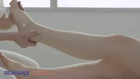 Massage Rooms Pussy eating lesbian Sybil Kailena with young first timer