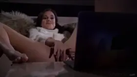 Fingers Her Wet Pussy