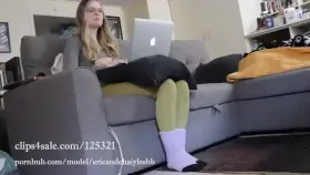 There is nothing like resting your feet on your needy little baby while you focus on your work, rubbing them all over his sweet face while he drinks in your smell and strains inside his pants~ uwu 💖 (CW: her dialogue is a little aloof, keep audio off if you want it extra gentle) [ignore kink]