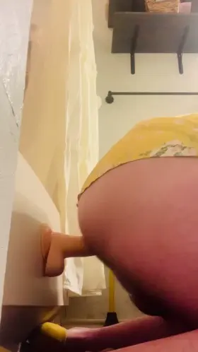 [OC] Sometimes you have to put on a pretty sundress, grab your favorite dildo, and fuck your self in the ass