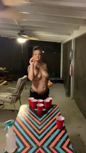 Strip Beer Pong!!!