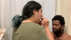 Goddess Ruth humiliates slave