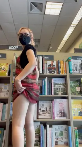 Bookstore date but it’s just you fucking me in the back of the store