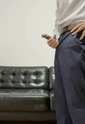 Bet my coworkers would never imagine the loads I blow in my work clothes