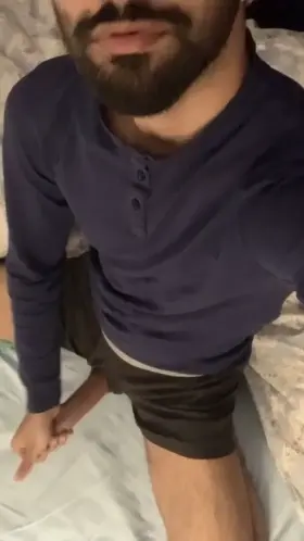 Both hands on (m)y cock while I sit on your face?