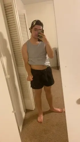 Just got back home from hooking up with a hot older bear and I made sure to wear my jockstrap so I could be a good cock sucker