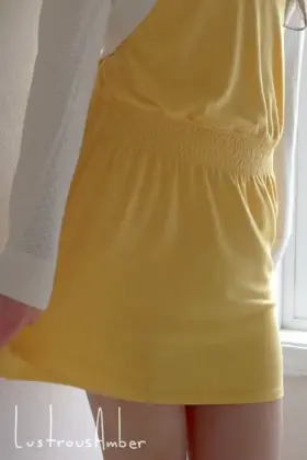 Prize inside hehehe, would you tear this dress off me to find out what it is?