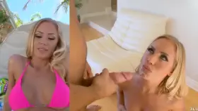 She hates cum but he made her do her job