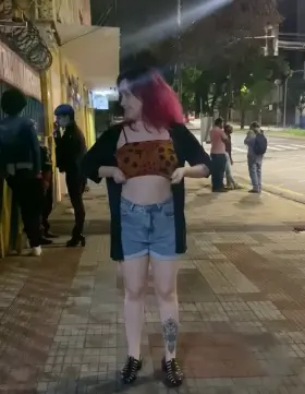 Outdoor is always full of adrenaline, can you handle with a girl like this?