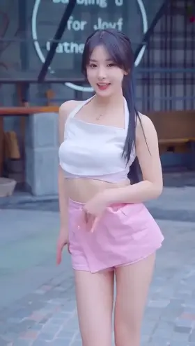 Dancing chinese girl