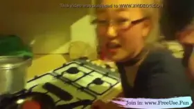 Good Girl Cooking Hamburgers