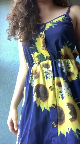 sundresses with nothing underneath are perfect for reveals